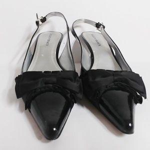 Ellen Tracy Size 10M Black strappy heels pumps